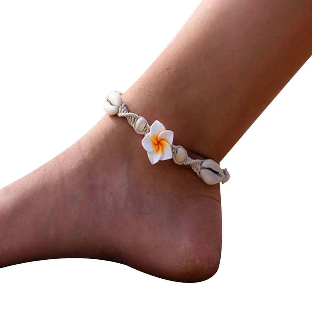 Details about   Cowrie Shell Anklets Multi Layers Bracelet Beads Multi Women Foot Leg Jewelry