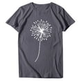 thumbnail image 4 of Mchoice Womens Tops Casual Printed Short Sleeve O-Neck Loose Summer Graphic Tees For Women, 4 of 5