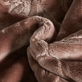 thumbnail image 3 of Heavy Thick Mink Blanket 9Lb for Winter,1 Ply Warm Bed Blanket King,85"x95",Camel, 3 of 4
