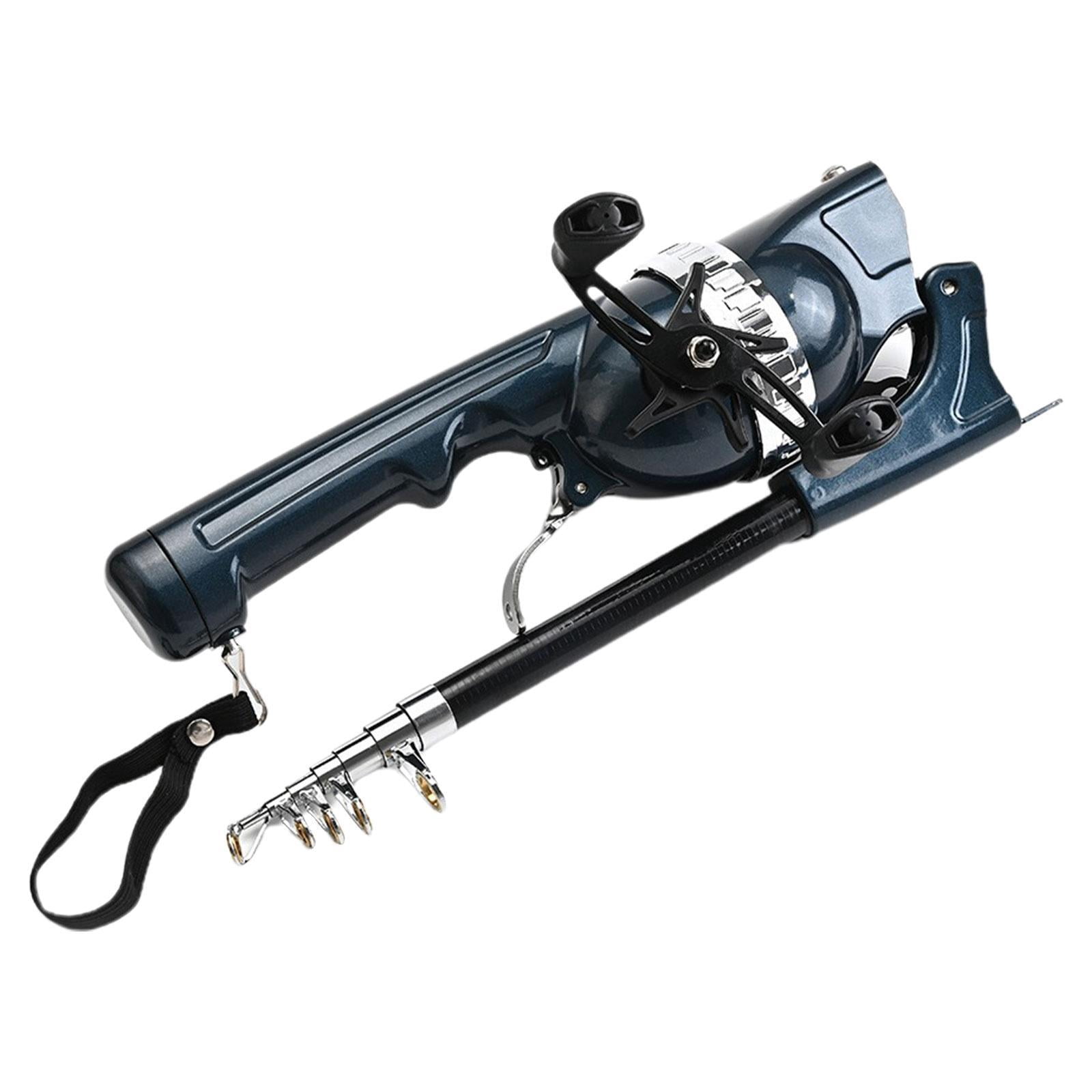 figatia Fishing Rod Reel Combos Telescopic Fishing Pole Fishing Accessory Folded Fishing Rod Rod for Trout Carp Freshwater