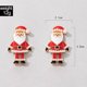 thumbnail image 2 of Festive Santa Claus Long Drop earrings - Sparkling Cubic Zirconia, Perfect for Christmas & Holiday Celebrations, 2 of 6