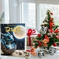 thumbnail image 3 of Christmas Advent Calendar 2025, 24 Days Xmas Countdown Calendar with 2D Dinosaur Pendants, Advent Calendar Xmas Gift for Friends Family, 3 of 6