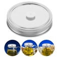 thumbnail image 1 of 2 Pcs Kit de Couvercles de Scelleuse sous Vide en Acier Inoxydable pour Bocaux Mason Design Divisé pour Stockage et Fermentation des Aliments Facile à Utiliser et à Nettoyer, 1 of 9