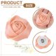 thumbnail image 2 of Uxcell 16 Pcs Flores de Solapa para Trajes de Hombre, Pin de Solapa de 2 Pulgadas para Hombres, Ramo de Flores de Tela Satinada Artificial para Bodas, Fiestas, Ceremonias, Rosa Claro, 2 of 7