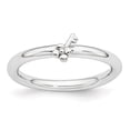 thumbnail image 2 of Sterling Silver Rhodium Key Ring, 2 of 7