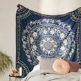 thumbnail image 1 of Bohemian Tapestry Wall Hanging, Mandala Floral Medallion Hippie Tapestry, Wall Decor Blanket for Bedroom Home Dorm, 1 of 10