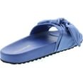 thumbnail image 5 of Liliana Nomi-7 Women Flip Flop Bow Satin Slide Slip On Flat Sandal Shoe Slipper Blue, 5 of 7