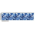 thumbnail image 2 of Ambesonne Philodendron Fabric by the Yard Upholstery, Tropic Leafy, 5 Yards, Cobalt Blue White, 2 of 4