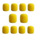 thumbnail image 6 of 10pcs Microphone Windscreen Sponge Cover Mic Foam Protective Caps (Yellow) Musical Instrument Accessories, 6 of 6