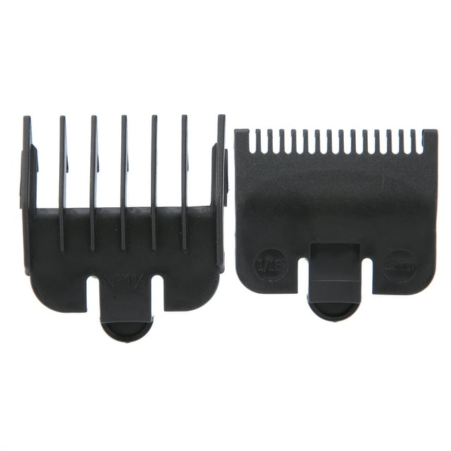 Hair Clipper Guide Combs, Clipper Guards Cutting Guides Complete Accessories Prevent Scalp Injuries Control Length For Barber Shop Red/Green,Black