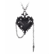 Alchemy Gothic Lightweight Fashion Witches Heart Pendant