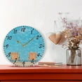 thumbnail image 5 of Wall Clock 10 Inch Battery Operated Clocks Living Room Decor, Silent Non-Ticking for Living Room Home Kitchen office Clock Beach Chairs, 5 of 9
