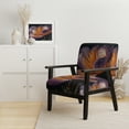 thumbnail image 2 of Designart "Crocus in Full Bloom II" Purple Crocus Upholstered Accent Chair - Traditional Arm Chair For Living Room, 2 of 7