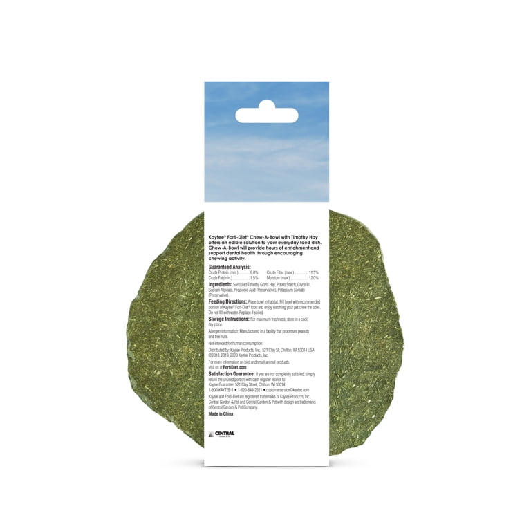 Kaytee Forti-Diet Timothy Chew-A-Bowl, Edible photo 6