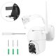 thumbnail image 1 of Cámara domo IP para exteriores Sailing 8X Zoom Mini Wifi HD 1080P PTZ IR Seguridad impermeable Blanco, 1 of 10