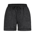 thumbnail image 5 of Laipiong Women Summer Shorts High Wasited Drawstring Travel Home Daily Fashion Casual Loose Shorts, 5 of 7