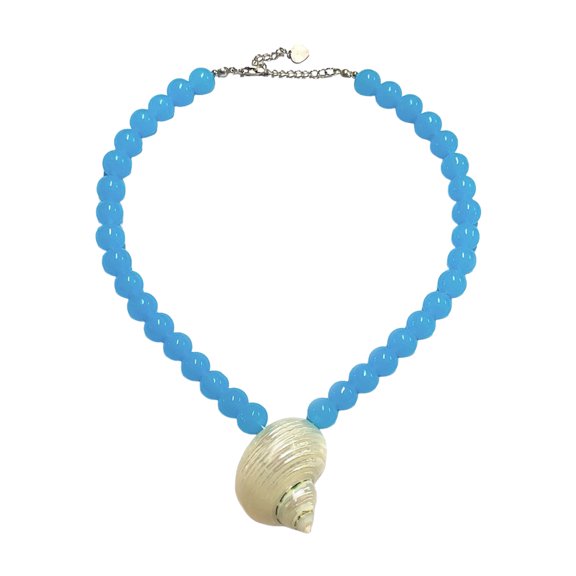 Unique Conch Shell Pearls Necklace Bohemian Beach Earrings Jewelry Necklace Accessories For Summers Vacations