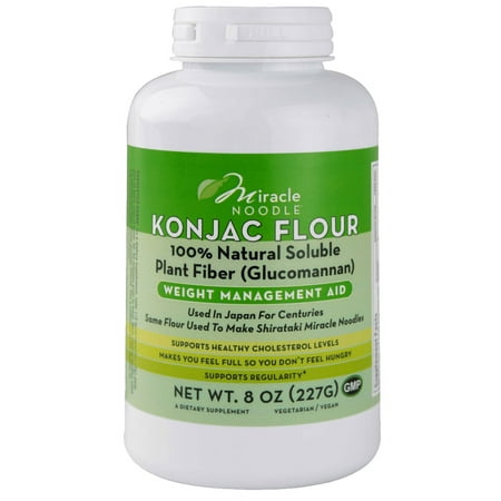 Miracle Noodle Konjac Flour, 8 oz bottle
