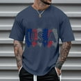 thumbnail image 2 of Icvfdpl Men Short Sleeved T Shirt Comfortable Casual Fashionable Independence Day Trendy Printed Casual Short Sleeved, 2 of 4
