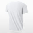 thumbnail image 5 of Njoeus Big & Tall Shirts for Men, White Dress Shirt for Men Big & Tall Shirts for Mens Summer Solid Basic Tee Shirts Crew Neck Mens Shirts Casual Loose Short Sleeve T-Shirt Muscle Shirts for Men Summe, 5 of 8