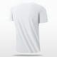 thumbnail image 5 of Playera Elvqul para Caballero de Color Sólido Manga Corta Blanco Casual Cuello Redondo, 5 of 8