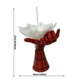 thumbnail image 3 of Moonsky 2-in-1 Spide Popcorn Bucket & Drink Cup Combo – 3D Web Hand Shaped Tumbler with Straw for Movie Theater Snacks, 3 of 9
