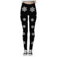 thumbnail image 4 of Pedort christmas leggings for women Leggings for Women -High Waisted Women Leggings Buttery Soft Tummy Control Workout Gym Yoga Pants Black,M, 4 of 5