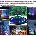 thumbnail image 4 of Lámpara de burbujas de aire para acuario, 12 LED, sumergible, para decoración de peceras y tortugas., 4 of 8