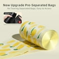 thumbnail image 4 of 4 Gallon Trash Bags, Small Garbage Bags with Drawstring and Printed Mango Design, Tear-Free, Leakproof & Durable Small Trash Bags for Bathroom, Office, 50 Count, 4 of 4