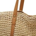 thumbnail image 2 of Kukuzhu Straw Bags for Women Summer Beach Woven Tote Hobo Handbag Casual Straw Shoulder Bags for Travel Vocation, 2 of 7