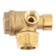 thumbnail image 1 of Herramienta de Conector de Tubo Roscado Macho de Válvula de Retención de Compresor de Aire de Latón de 3 Puertos Ecomeon no, 1 of 6