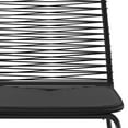 thumbnail image 5 of vidaXL Outdoor Chairs 6 pcs Poly Rattan Black, 5 of 5