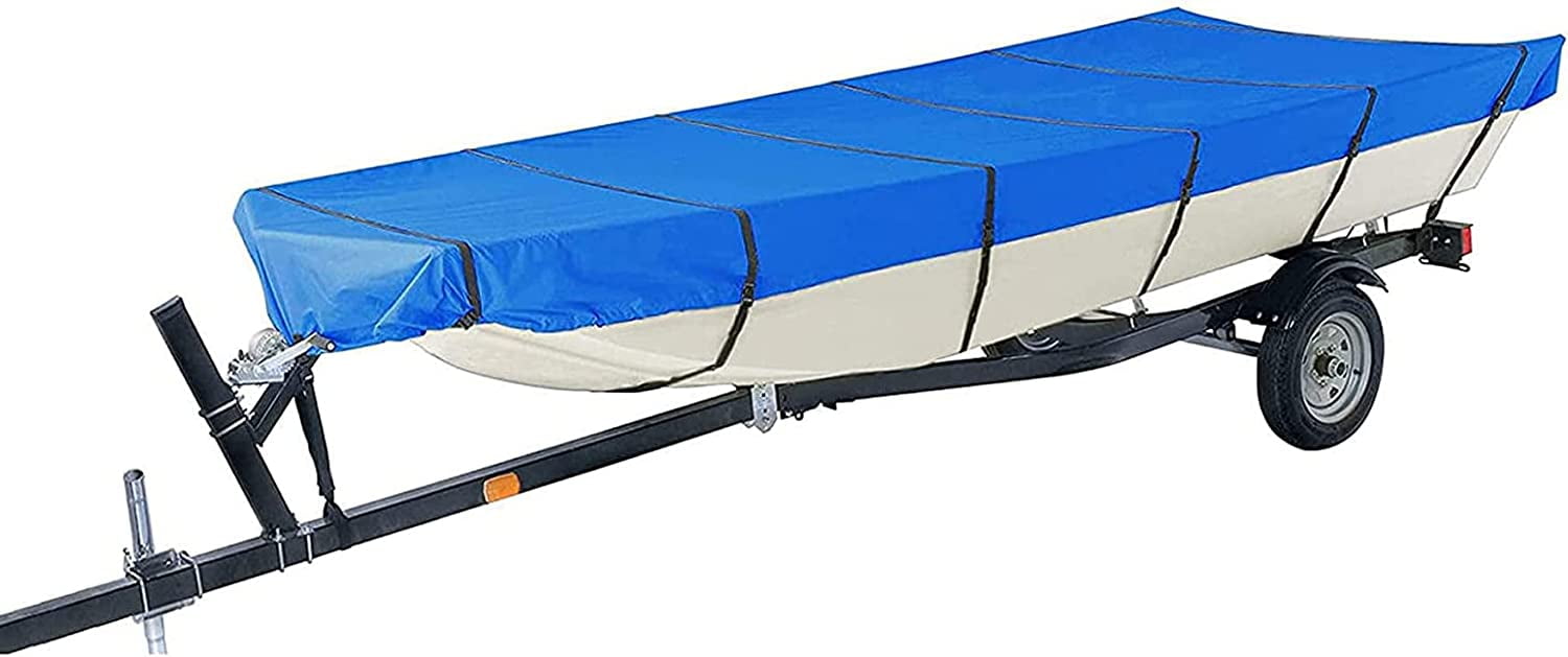 EPOTOOR Boat Cover Heavy Duty Trailerable Replacement for Jon Boat Beam