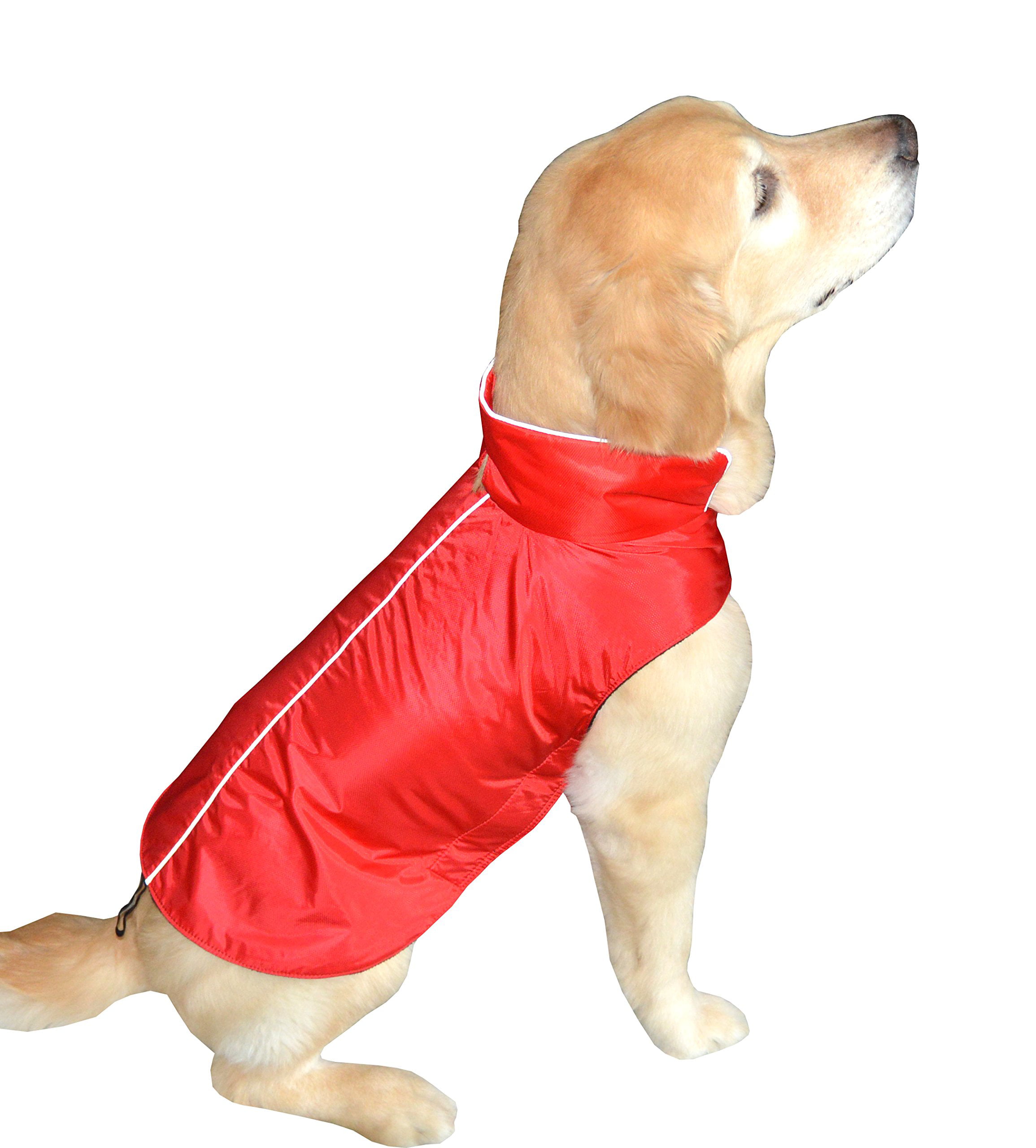 Dog Dress Girl Cute Puppy Clothes Fleece Lined Winter Coat Warm Dog Apparel for Cold Weather Dog Jacket for Small Medium Pets 