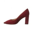 thumbnail image 2 of Bruno Magli Melania Suede Pump, 8, Red, 2 of 5