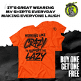 thumbnail image 2 of Crazy - Safety Orange T-Shirt, 2 of 2