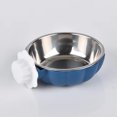 thumbnail image 3 of Cuenco para perros con forma de jaula, de acero inoxidable, extraíble, para agua y comida, para gatos, cachorros, pájaros y mascotas, 3 of 5