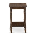 thumbnail image 3 of East West Furniture Bedford Wood End Table with Open Storage in Jacobean Brown, 3 of 4