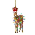thumbnail image 2 of Xihbxyly Adornos Navideños Personalizados, Diseño de Colgante Acrílico, 4 Formas Únicas (Gallo, León, Caballo y Ciervo), Adornos Personalizados para Árbol, Regalos Navideños, Tamaño 5 X 8 Cm, Juego d, 2 of 3