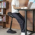 thumbnail image 2 of SONGMICS Standing Desk Chair, Swivel Ergonomic Standing Stool, Black, 2 of 8
