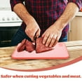 thumbnail image 3 of FOMIYES 1Pcs Pink Square Cutting Board With Juice Groove For Kitchen Accessories 11.8x7.9in, 3 of 8