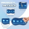 thumbnail image 3 of BESTSKY Exercise Ball,35.4"*17.7"*17.7" Workout Ball,Thickened Explosion-Proof Peanut Ball,Blue, 3 of 7