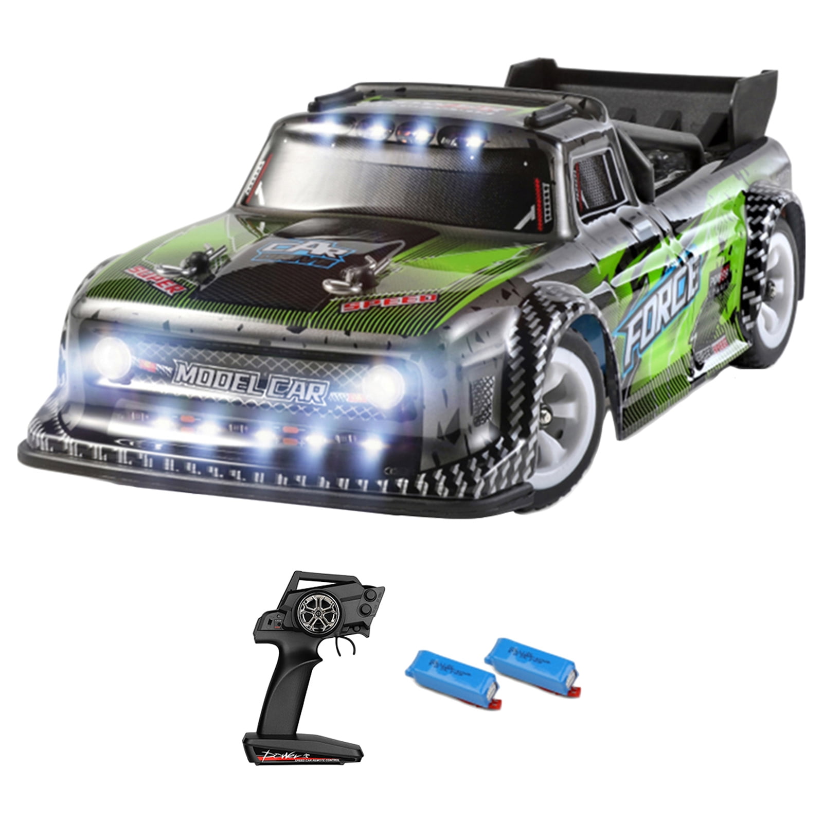 BCP 1/43 Scale 27MHz Kids Mini Off-Road Remote Control Car RC Toy Green 