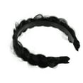 thumbnail image 7 of Unique Bargains 1 Pcs 1.89 Inch Wide Synthetic Hair Braided Headband Hair Hoop for Women and Girl Black, 7 of 7