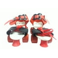 thumbnail image 1 of Aizcos Chaussures de Patinage à Roulettes avec Longueur Réglable et Freins avant pour Enfants Adaptées aux Groupes d'Âge de 5 à 12 Ans (Rouge) Roues Lisses, Matériau de Haute Qualité, 1 of 5