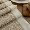 thumbnail image 2 of Floral Fall Table Runners for Party Living Room Modern Farmhouse Home Decor  Kitchen Elegant Table Runner with Fringe 14 x 63Inch Light Brown, 2 of 7