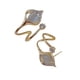 thumbnail image 2 of Fiudx Ofertas Relámpago Pendientes De Cadena De Viento Frío Con Nueva Personalidad De Aguja Dorada, Pendientes De Cristal Europeos Y Americanos Para Mujer, 2 of 6