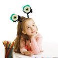 thumbnail image 2 of BIG SALE!Diadema aterradora para Halloween con ojos sangrientos,diadema hecha a mano con pelo peludo,tocado con forma de globo ocular,tocado para Cosplay de cumpleaños,disfraz para Cosplay, 2 of 3