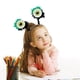 thumbnail image 2 of Halloween Decoración Diadema aterradora para Halloween con ojos sangrientos, diadema hecha a mano con pelo peludo, tocado con forma de globo ocular, tocado para Cosplay de cum(Buy 2 save 10%), 2 of 3