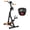 Black + Yellow, variant on Costway Adjustable LCD Pedal Exercise Bike with Massage Total Body Fitness Rehab Equipment